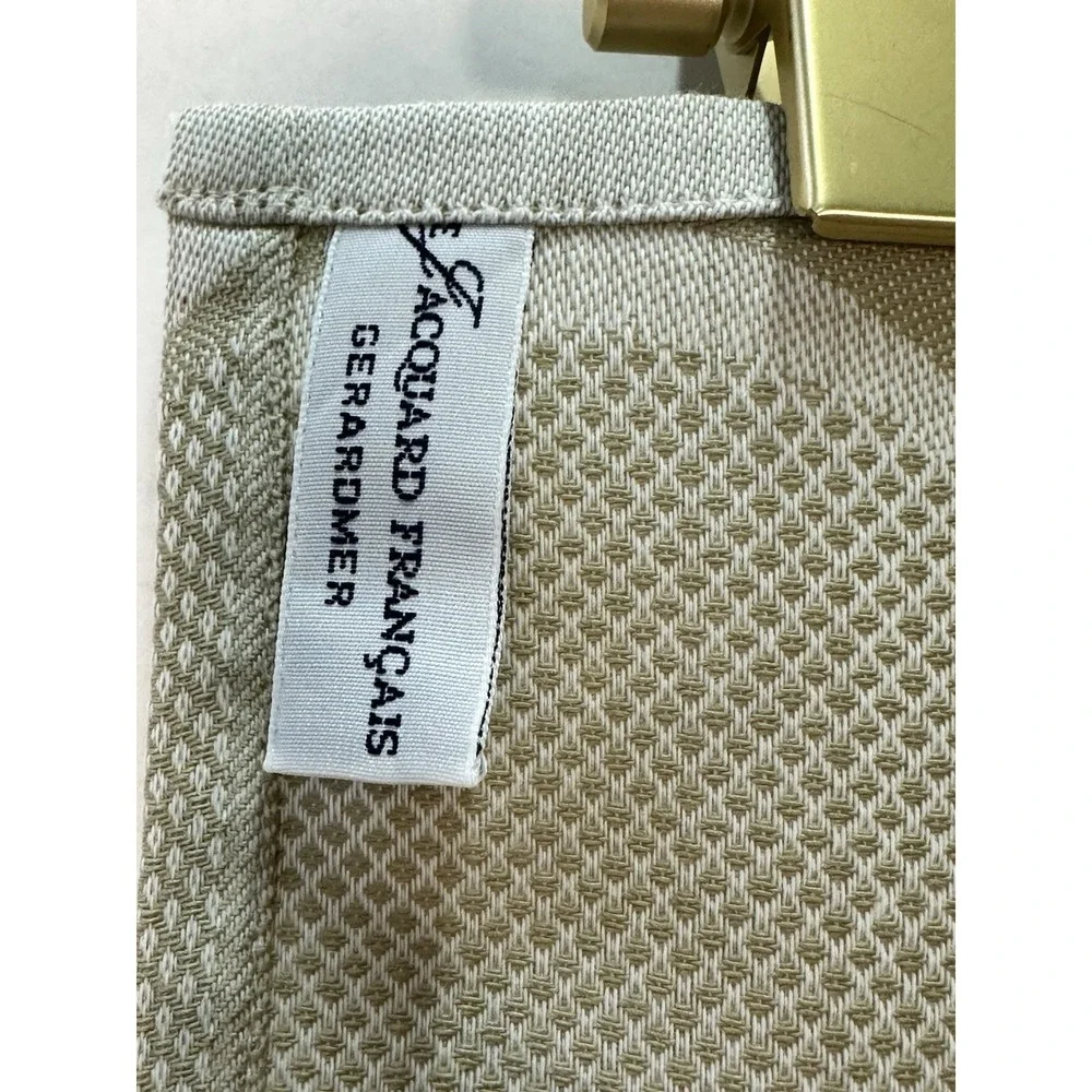 Le Jacquard Francais‎ GUEST HAND TOWEL  Classic Pattern FLAX 15
